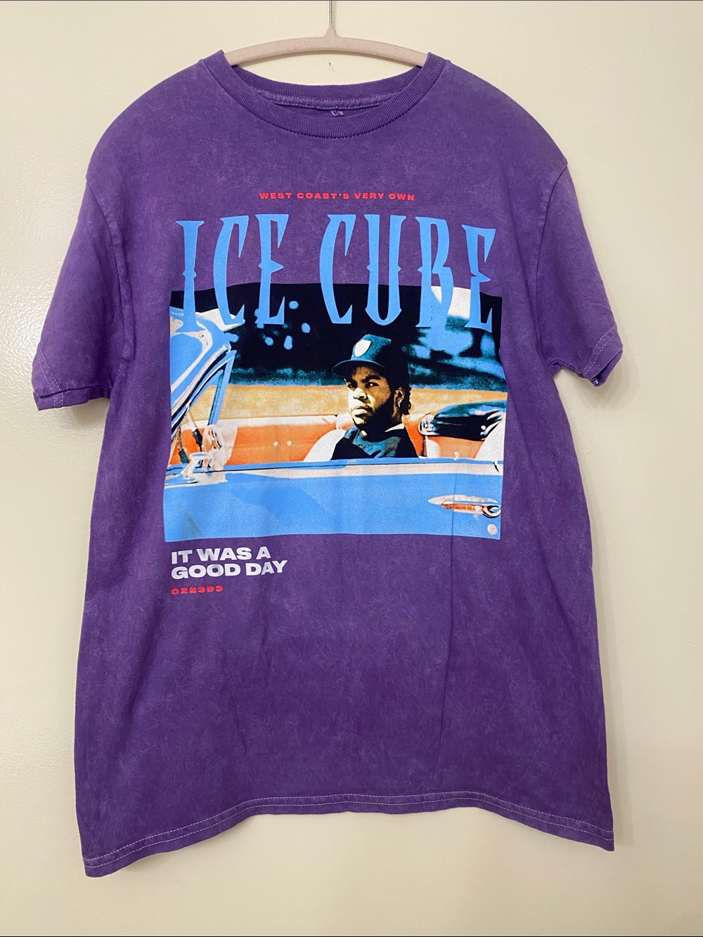 Purple Ice Cube Graphic Tee with - It Was A Good Day